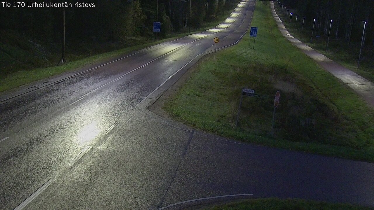 Kelikamerat Kuva Tie 170 Virolahti Urheilukentän risteys, Virolahti, Kymenlaakso