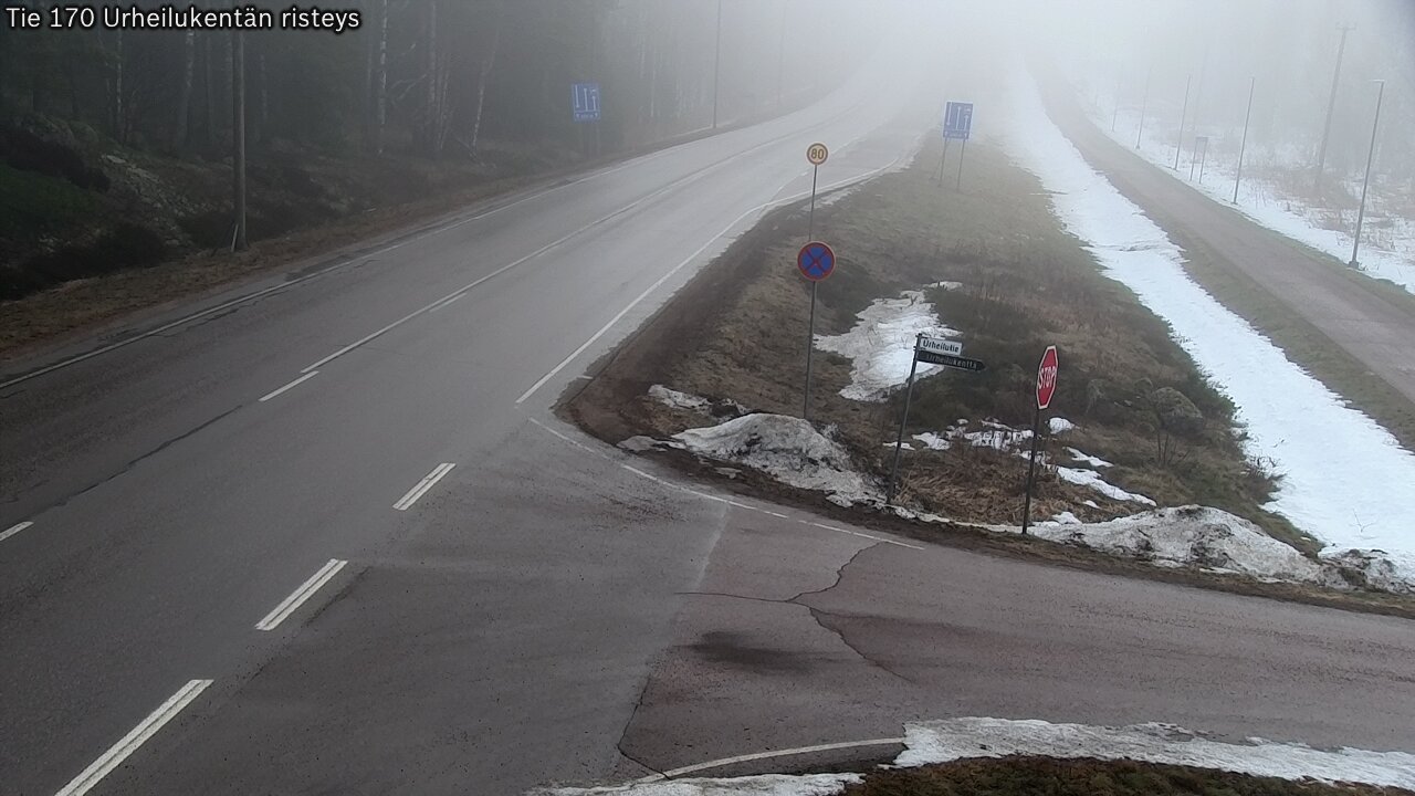 Kelikamerat Kuva Tie 170 Virolahti Urheilukentän risteys, Virolahti, Kymenlaakso