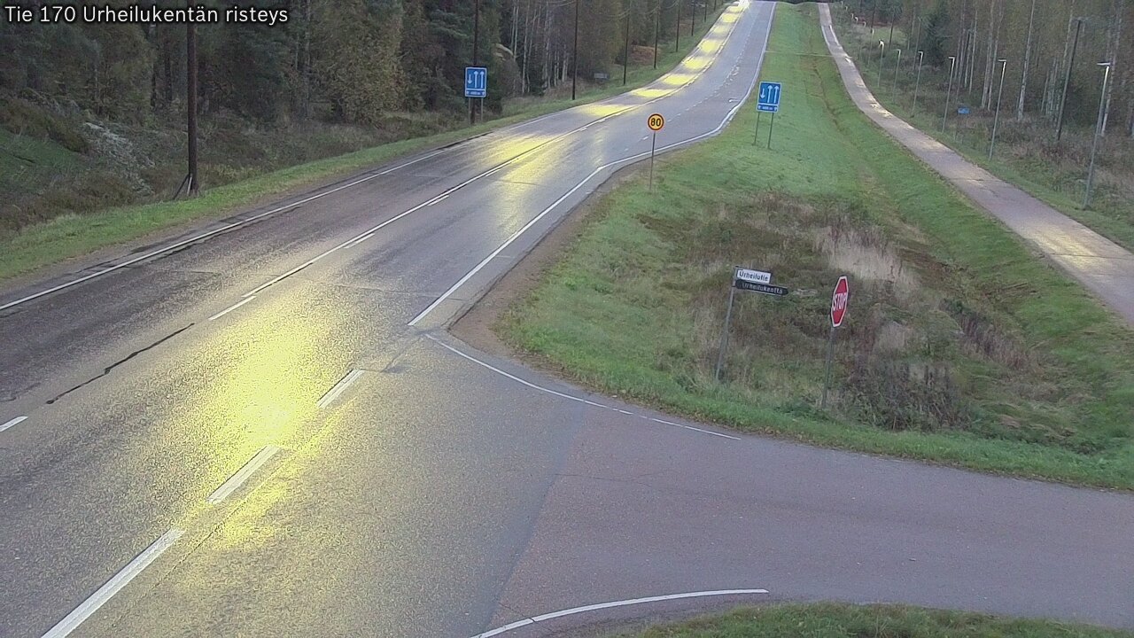 Kelikamerat Kuva Tie 170 Virolahti Urheilukentän risteys, Virolahti, Kymenlaakso