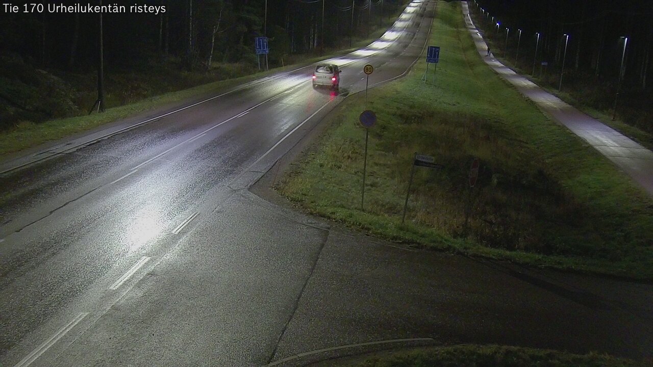 Kelikamerat Kuva Tie 170 Virolahti Urheilukentän risteys, Virolahti, Kymenlaakso