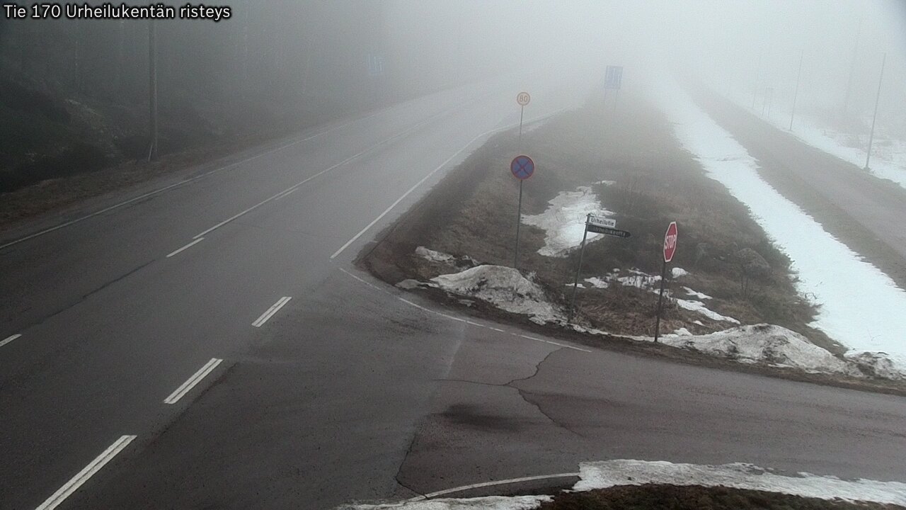 Kelikamerat Kuva Tie 170 Virolahti Urheilukentän risteys, Virolahti, Kymenlaakso
