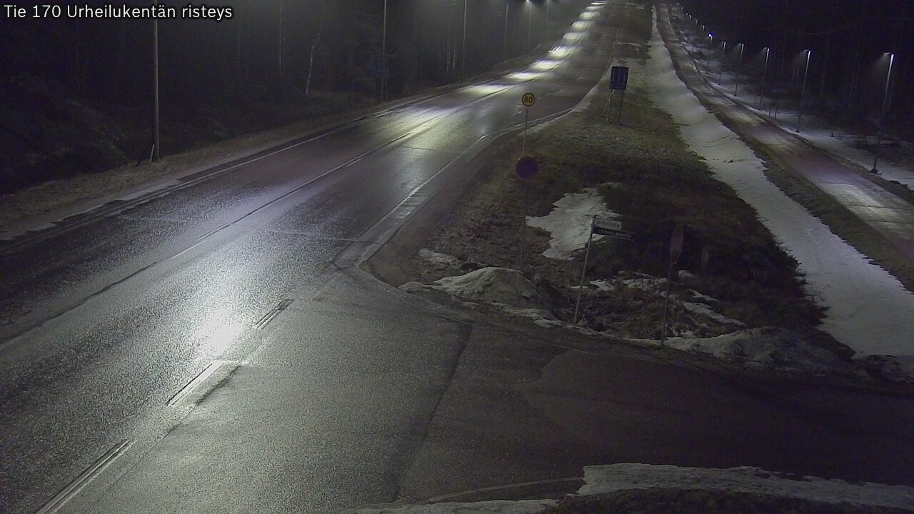 Kelikamerat Kuva Tie 170 Virolahti Urheilukentän risteys, Virolahti, Kymenlaakso