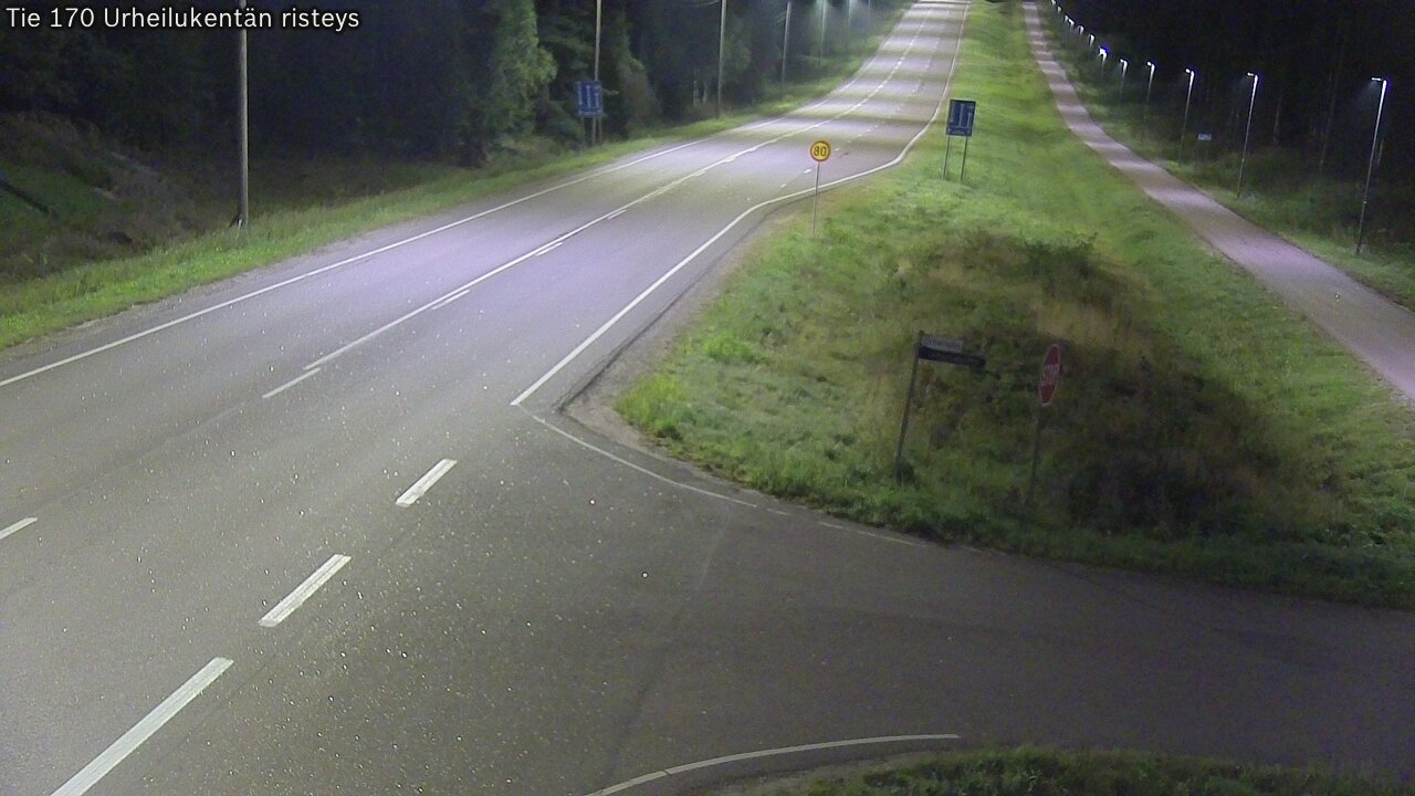 Kelikamerat Kuva Tie 170 Virolahti Urheilukentän risteys, Virolahti, Kymenlaakso