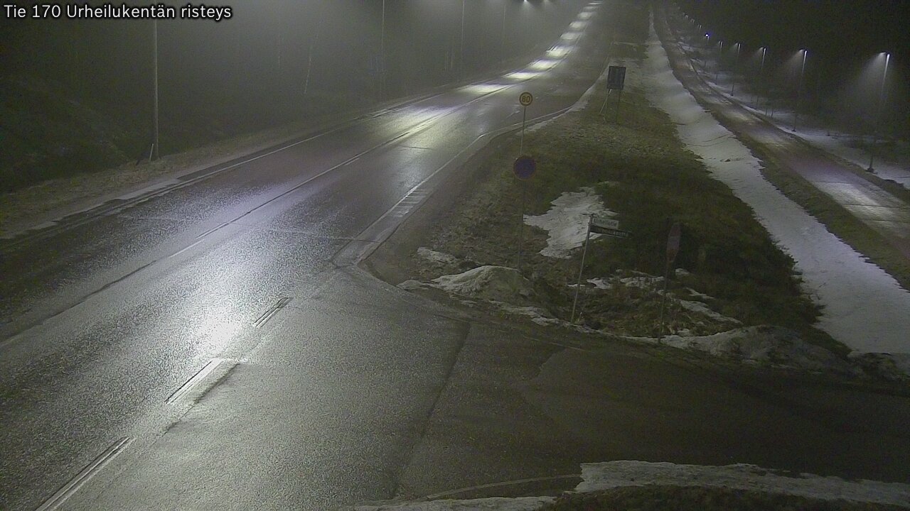 Kelikamerat Kuva Tie 170 Virolahti Urheilukentän risteys, Virolahti, Kymenlaakso