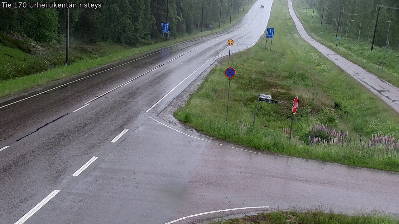 Kelikamerat Kuva Tie 170 Virolahti Urheilukentän risteys, Virolahti, Kymenlaakso