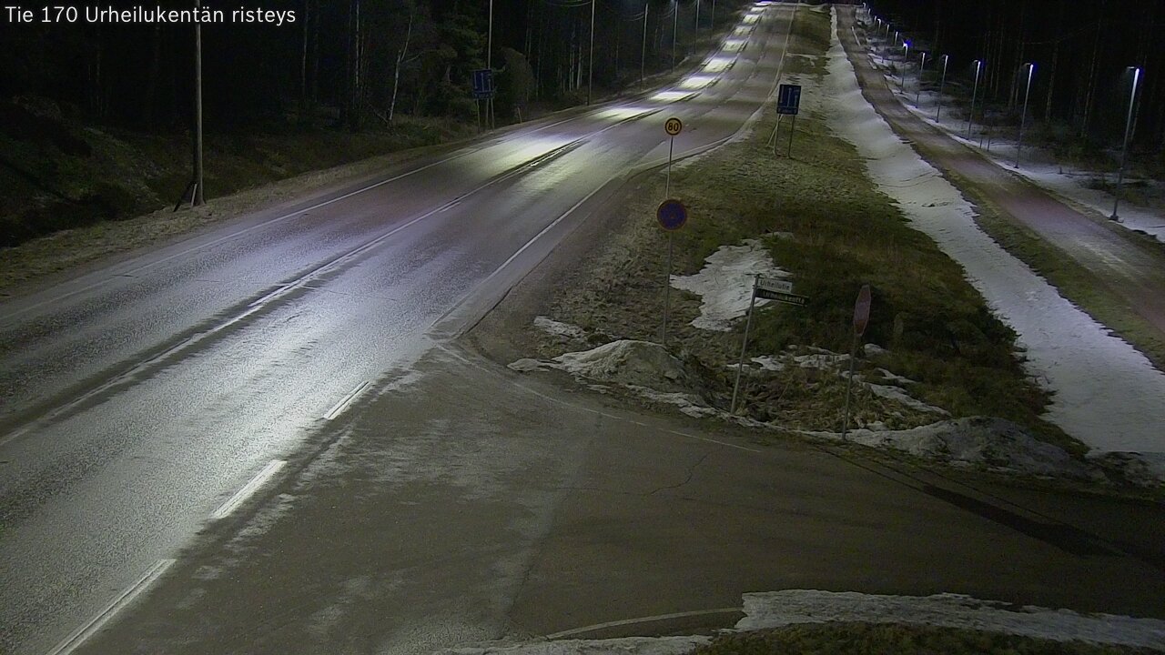 Kelikamerat Kuva Tie 170 Virolahti Urheilukentän risteys, Virolahti, Kymenlaakso