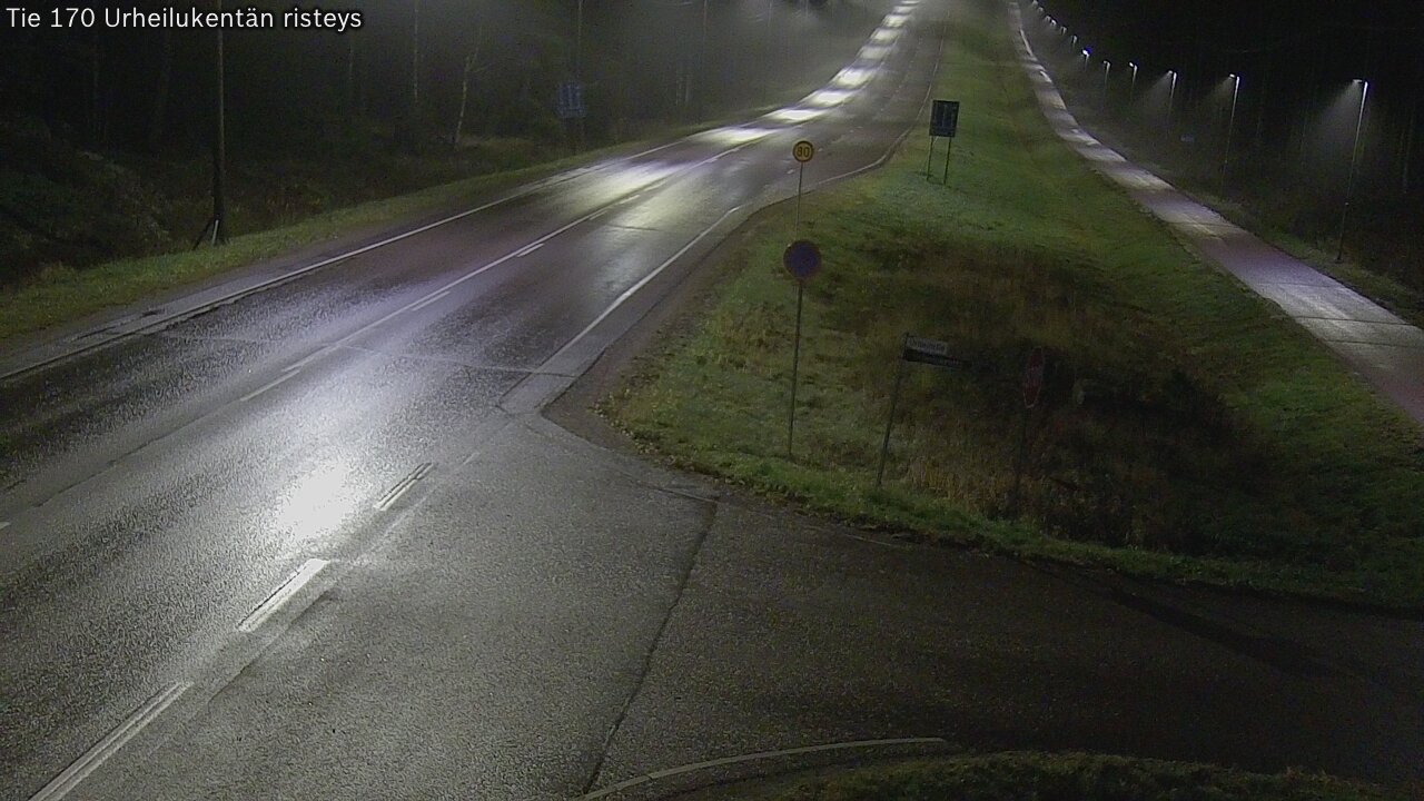 Kelikamerat Kuva Tie 170 Virolahti Urheilukentän risteys, Virolahti, Kymenlaakso
