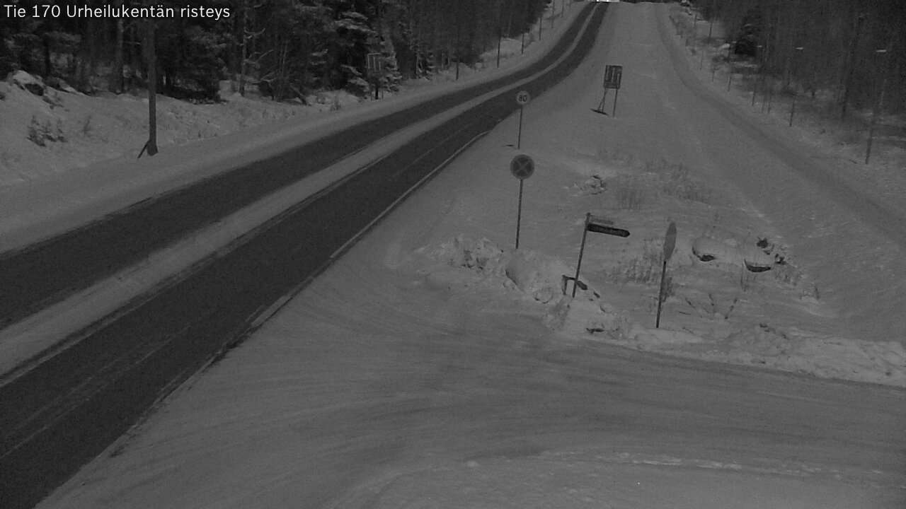 Kelikamerat Kuva Tie 170 Virolahti Urheilukentän risteys, Virolahti, Kymenlaakso