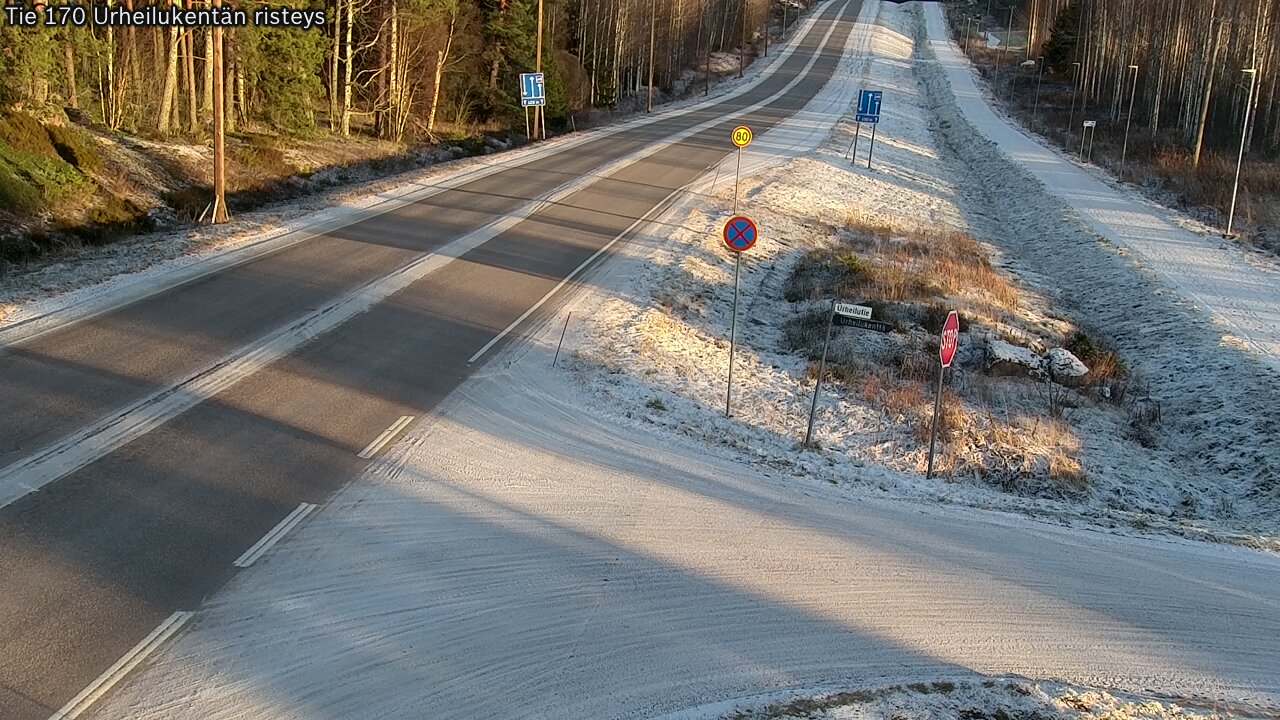 Kelikamerat Kuva Tie 170 Virolahti Urheilukentän risteys, Virolahti, Kymenlaakso