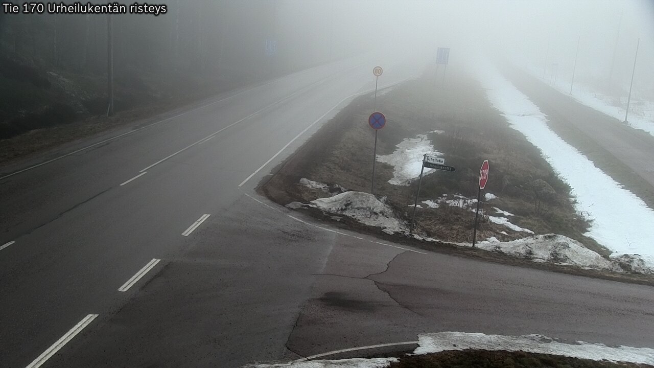 Kelikamerat Kuva Tie 170 Virolahti Urheilukentän risteys, Virolahti, Kymenlaakso