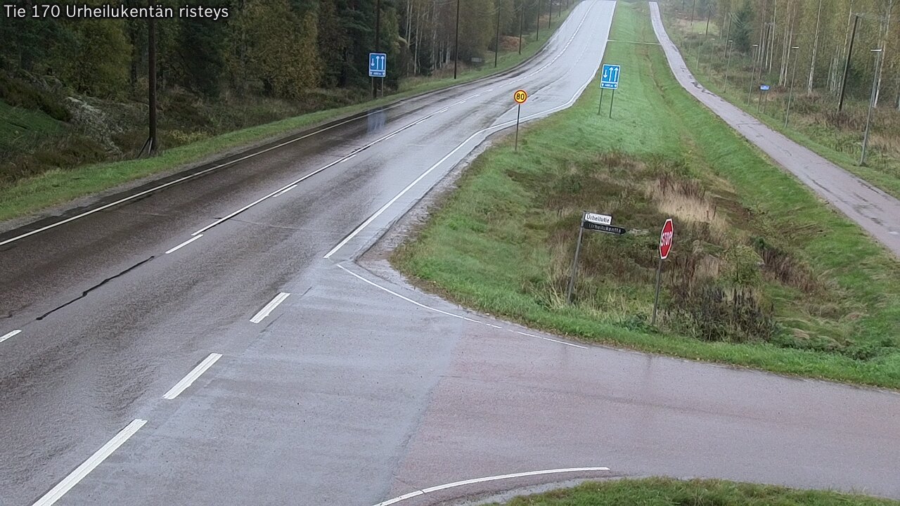 Kelikamerat Kuva Tie 170 Virolahti Urheilukentän risteys, Virolahti, Kymenlaakso