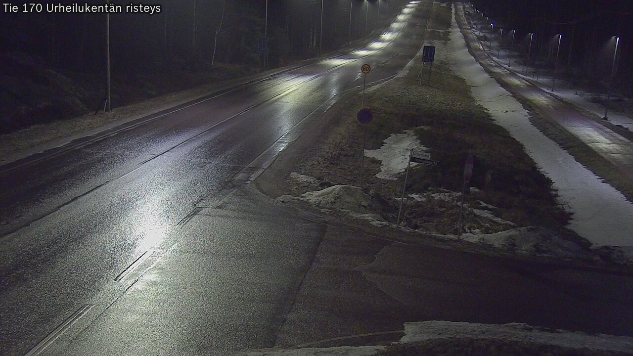 Kelikamerat Kuva Tie 170 Virolahti Urheilukentän risteys, Virolahti, Kymenlaakso