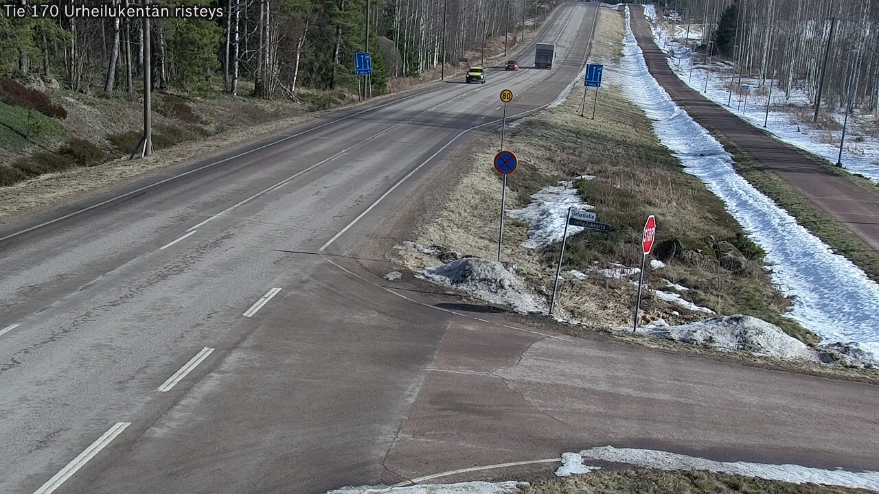 Kelikamerat Kuva Tie 170 Virolahti Urheilukentän risteys, Virolahti, Kymenlaakso