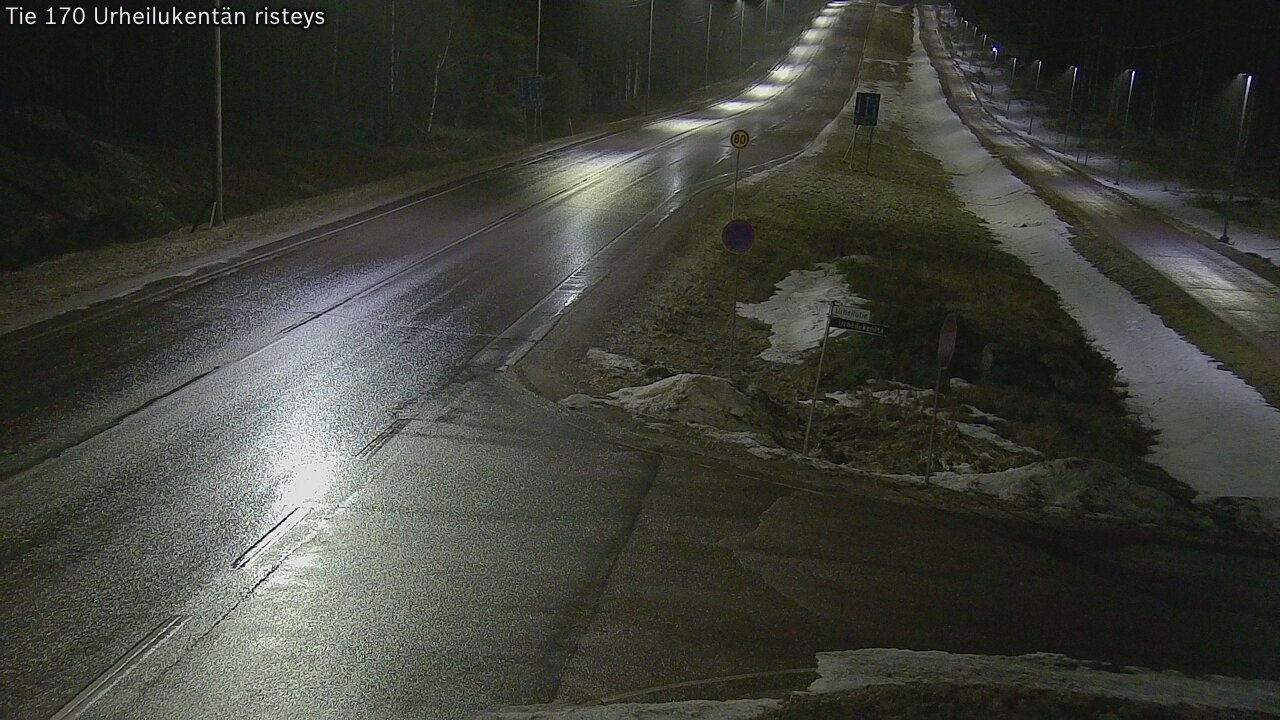 Kelikamerat Kuva Tie 170 Virolahti Urheilukentän risteys, Virolahti, Kymenlaakso