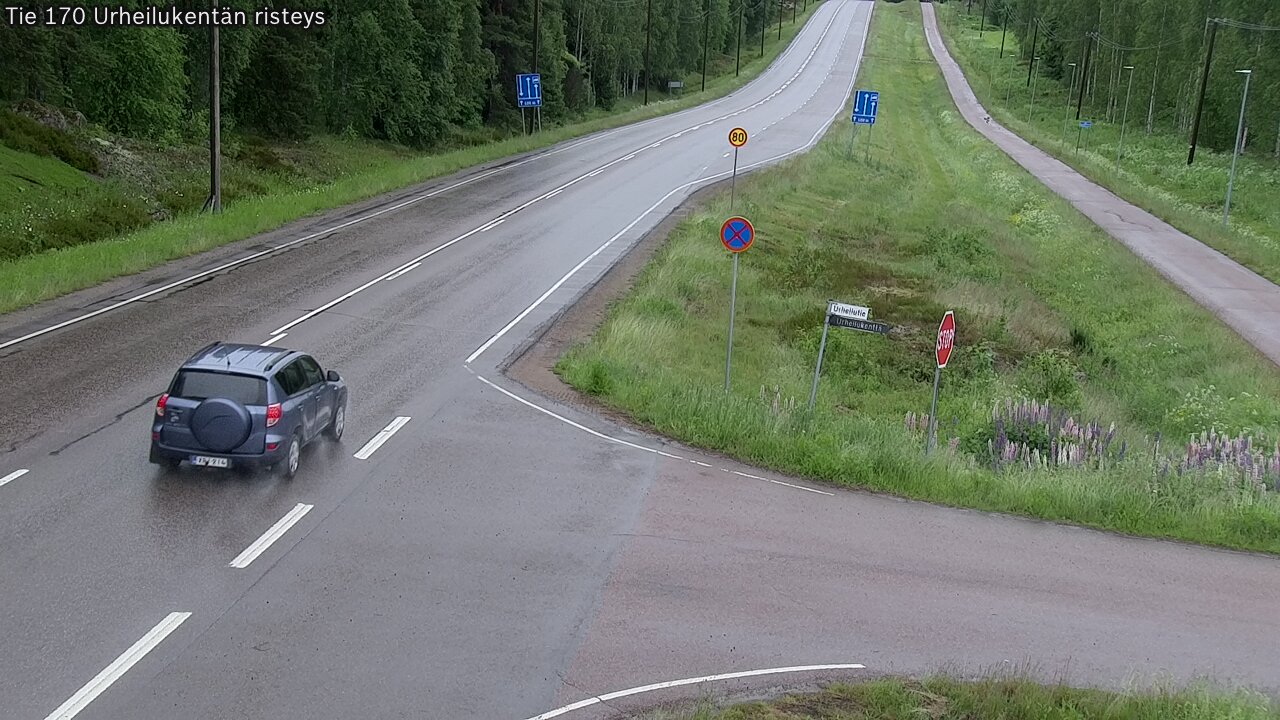 Kelikamerat Kuva Tie 170 Virolahti Urheilukentän risteys, Virolahti, Kymenlaakso