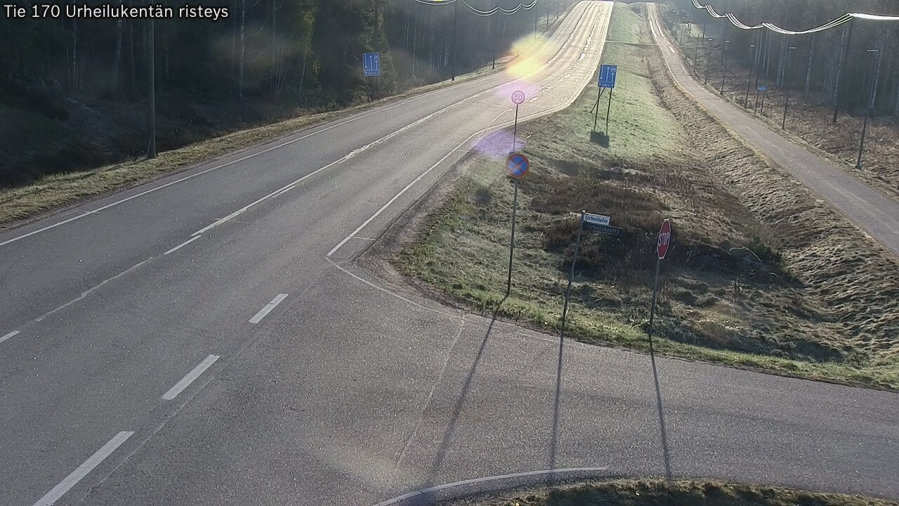 Weather Camera Image Road 170 Virolahti Sports field crossing, Virolahti, Kymenlaakso