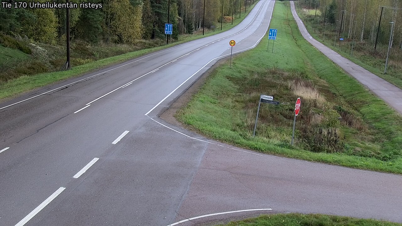 Kelikamerat Kuva Tie 170 Virolahti Urheilukentän risteys, Virolahti, Kymenlaakso