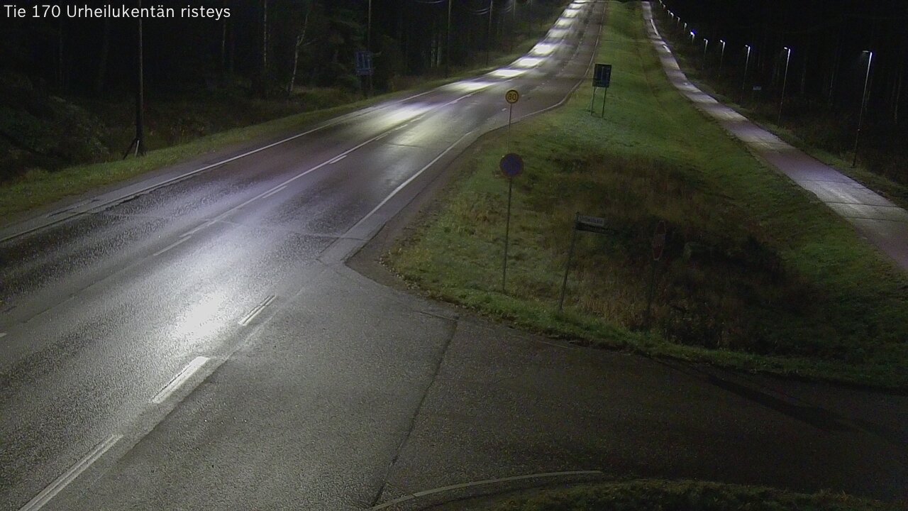 Kelikamerat Kuva Tie 170 Virolahti Urheilukentän risteys, Virolahti, Kymenlaakso