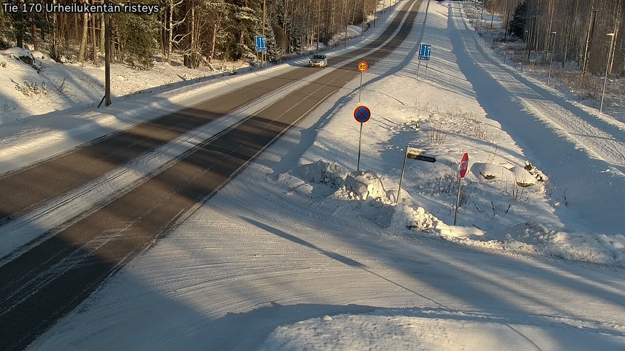 Kelikamerat Kuva Tie 170 Virolahti Urheilukentän risteys, Virolahti, Kymenlaakso