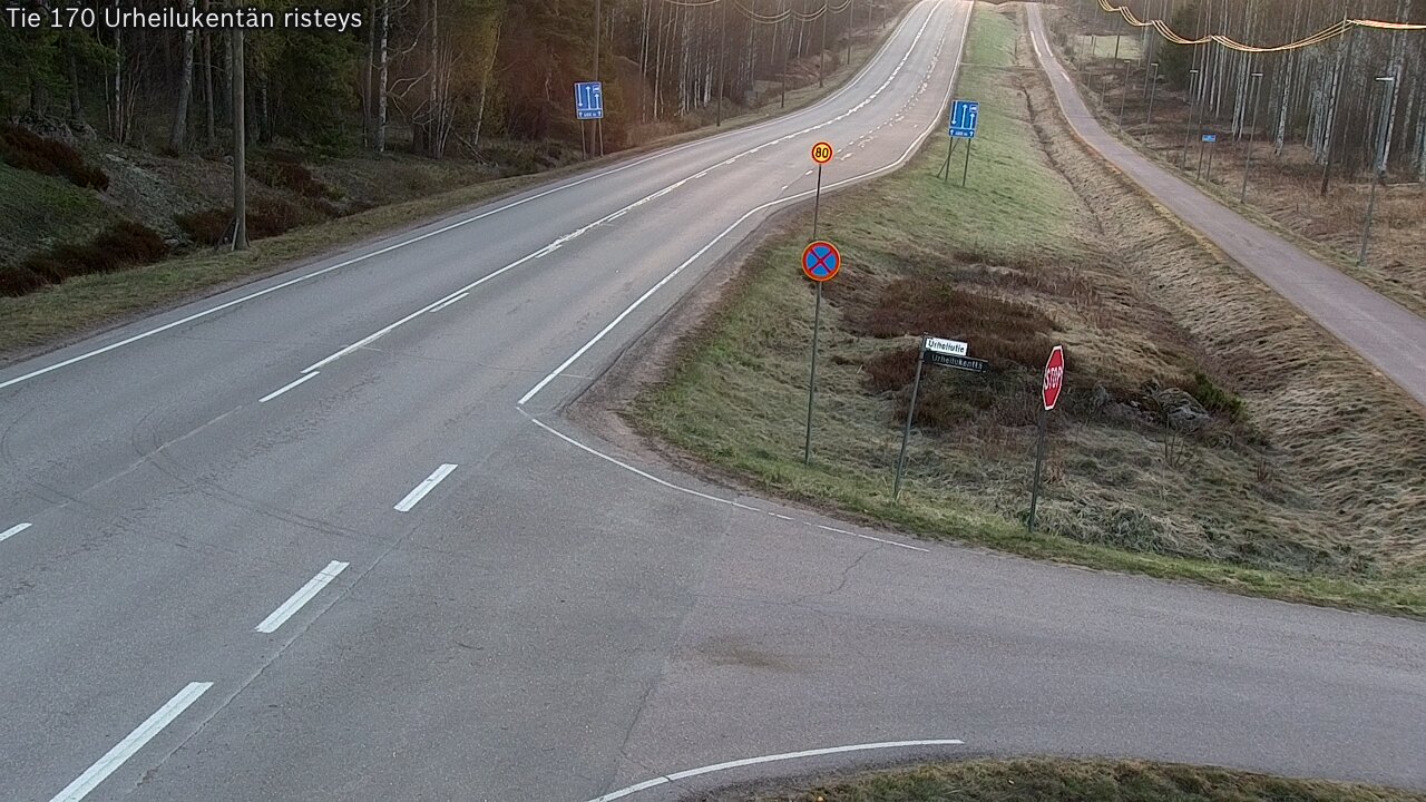 Weather Camera Image Road 170 Virolahti Sports field crossing, Virolahti, Kymenlaakso