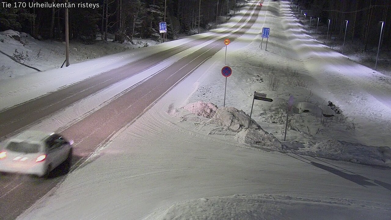 Kelikamerat Kuva Tie 170 Virolahti Urheilukentän risteys, Virolahti, Kymenlaakso