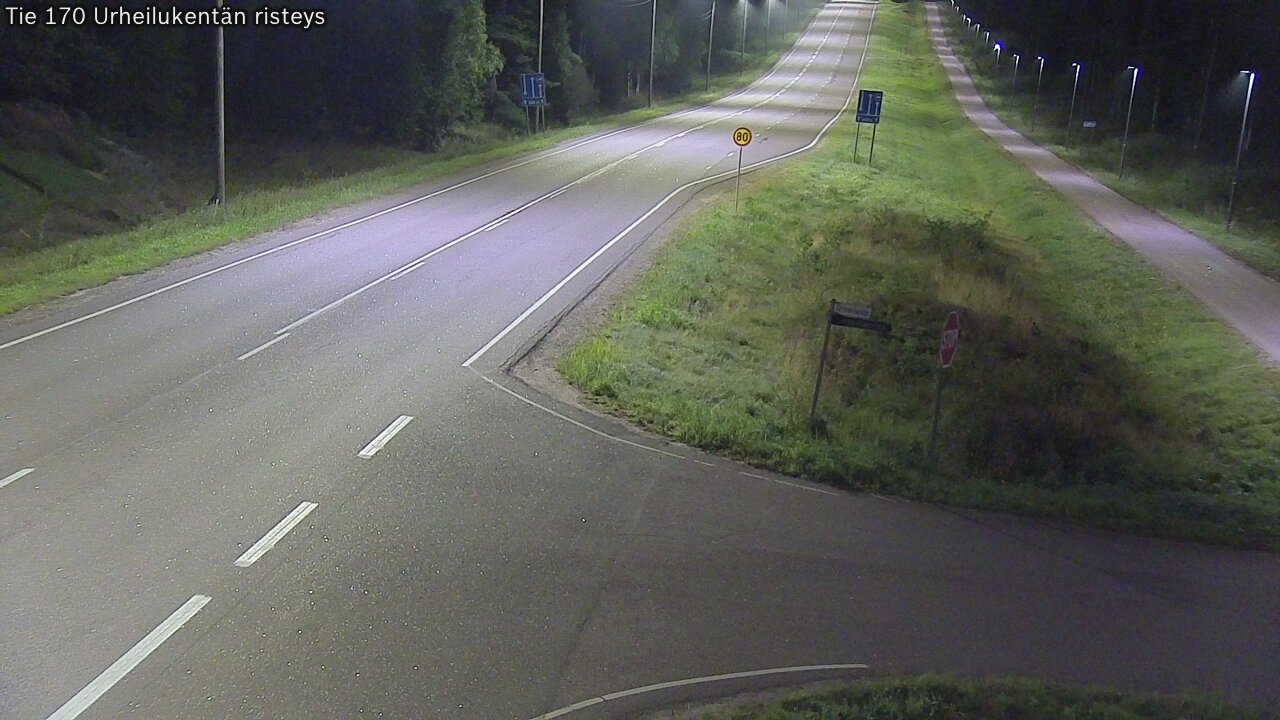 Kelikamerat Kuva Tie 170 Virolahti Urheilukentän risteys, Virolahti, Kymenlaakso