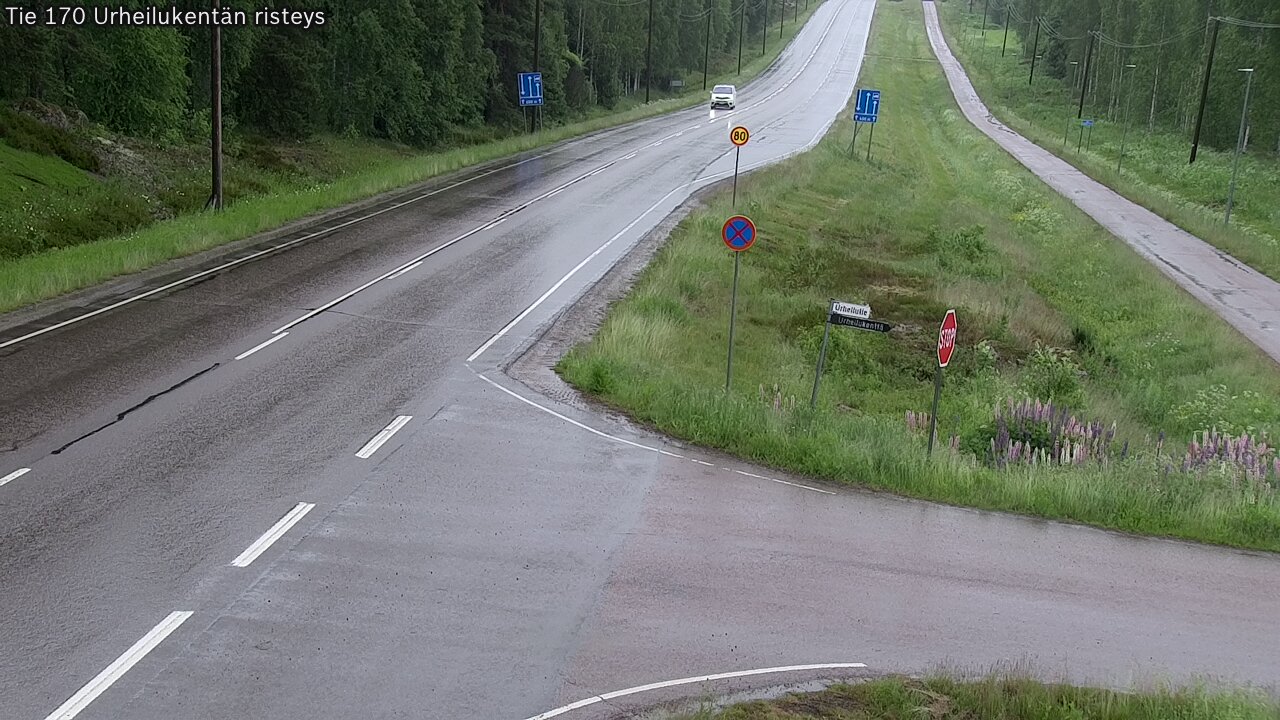 Kelikamerat Kuva Tie 170 Virolahti Urheilukentän risteys, Virolahti, Kymenlaakso