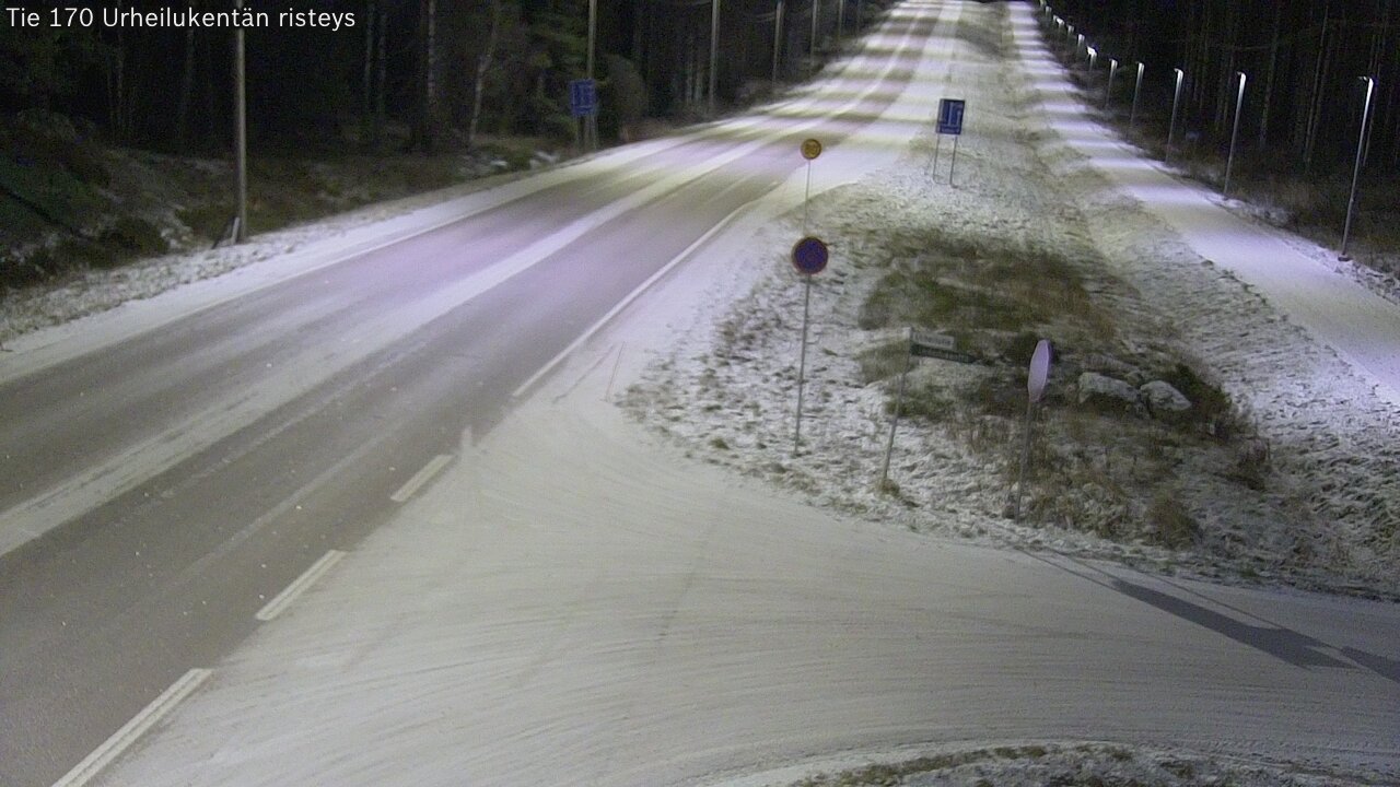 Kelikamerat Kuva Tie 170 Virolahti Urheilukentän risteys, Virolahti, Kymenlaakso