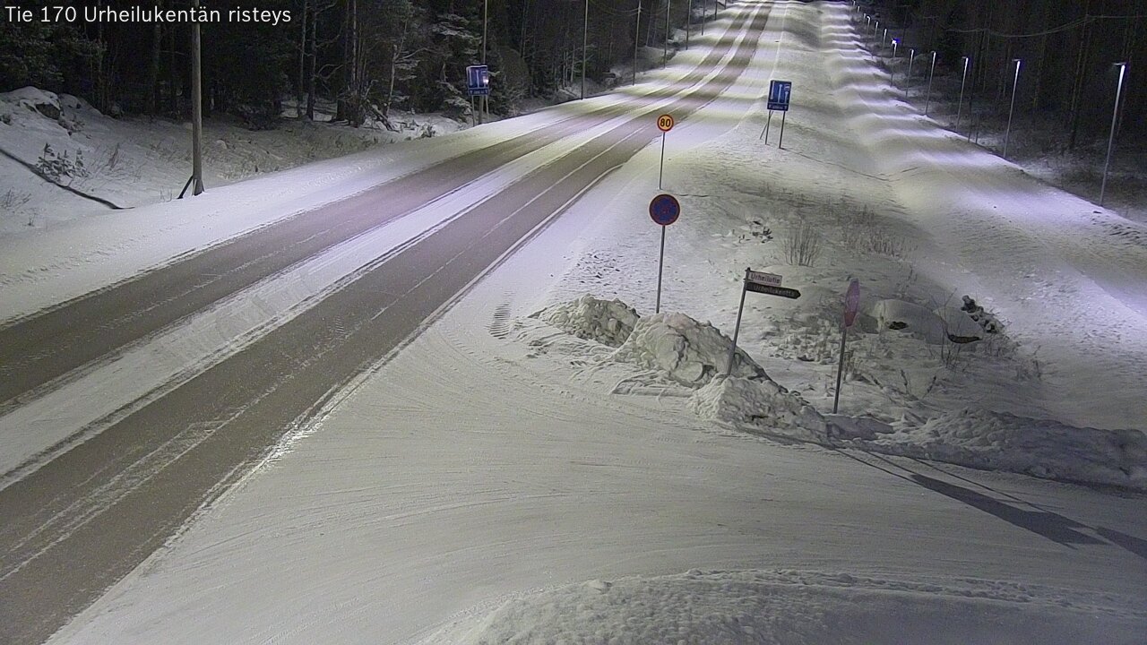 Kelikamerat Kuva Tie 170 Virolahti Urheilukentän risteys, Virolahti, Kymenlaakso