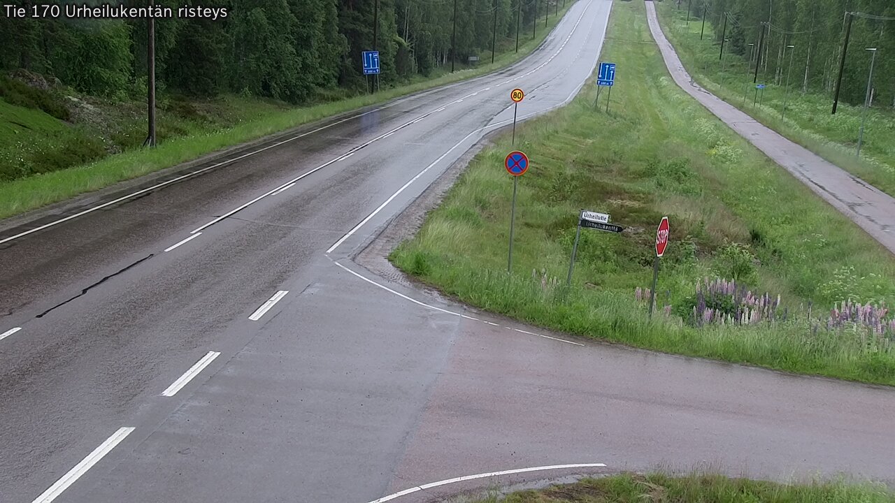 Kelikamerat Kuva Tie 170 Virolahti Urheilukentän risteys, Virolahti, Kymenlaakso