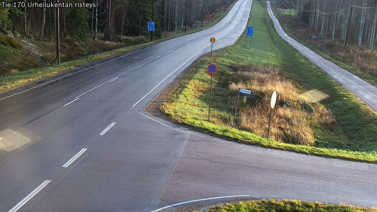 Kelikamerat Kuva Tie 170 Virolahti Urheilukentän risteys, Virolahti, Kymenlaakso