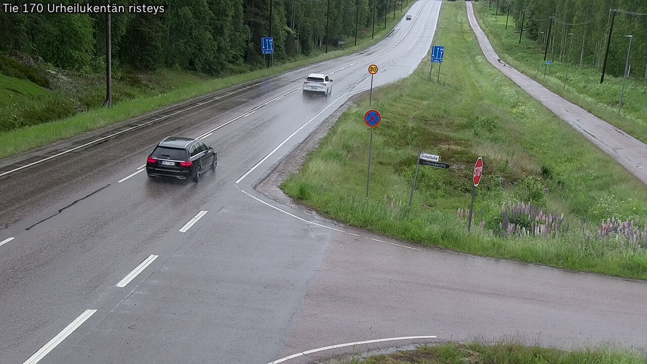 Kelikamerat Kuva Tie 170 Virolahti Urheilukentän risteys, Virolahti, Kymenlaakso