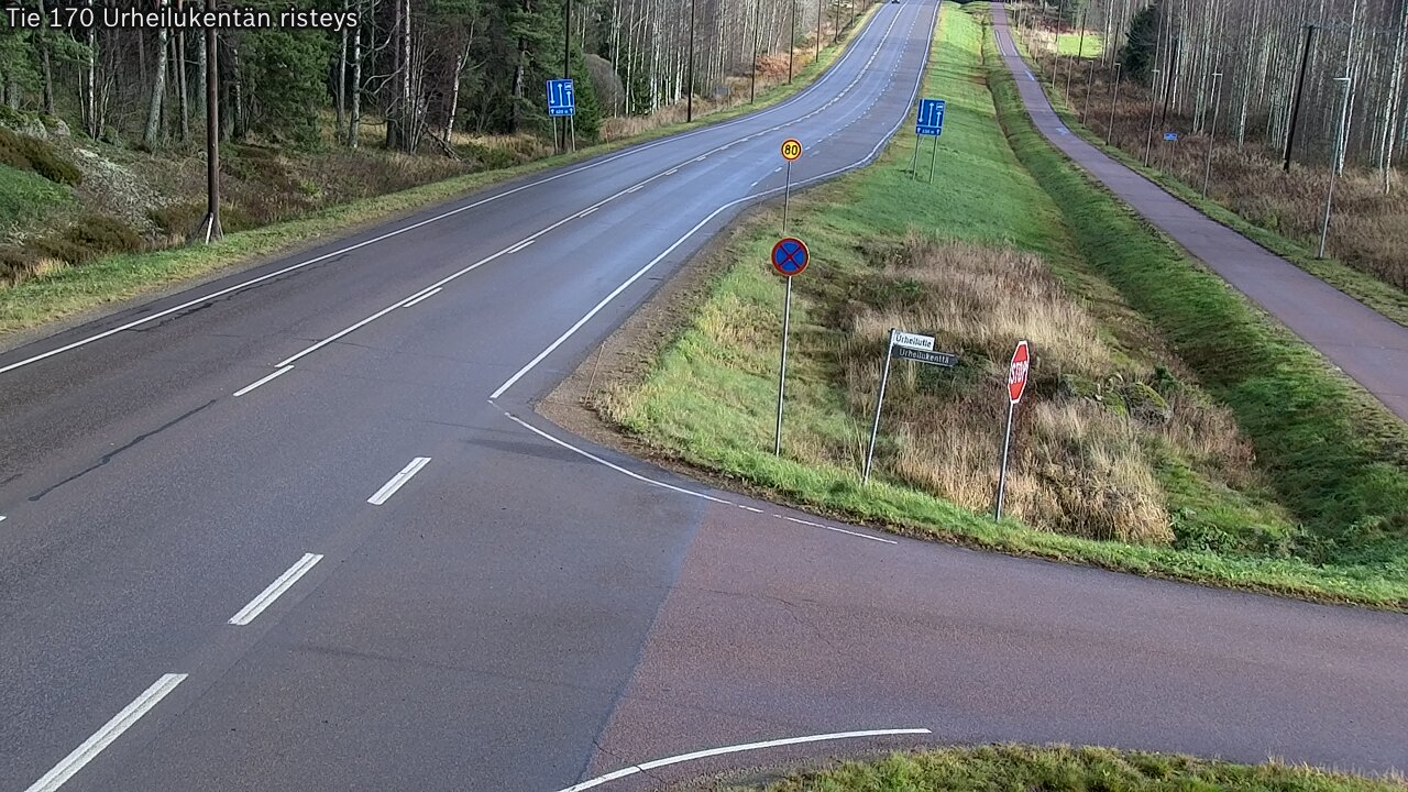 Kelikamerat Kuva Tie 170 Virolahti Urheilukentän risteys, Virolahti, Kymenlaakso