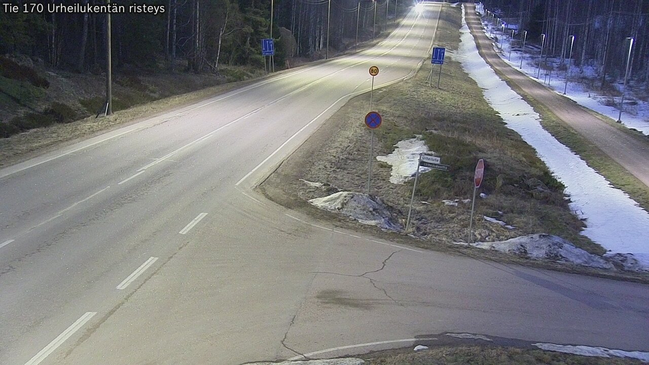 Weather Camera Image Road 170 Virolahti Sports field crossing, Virolahti, Kymenlaakso