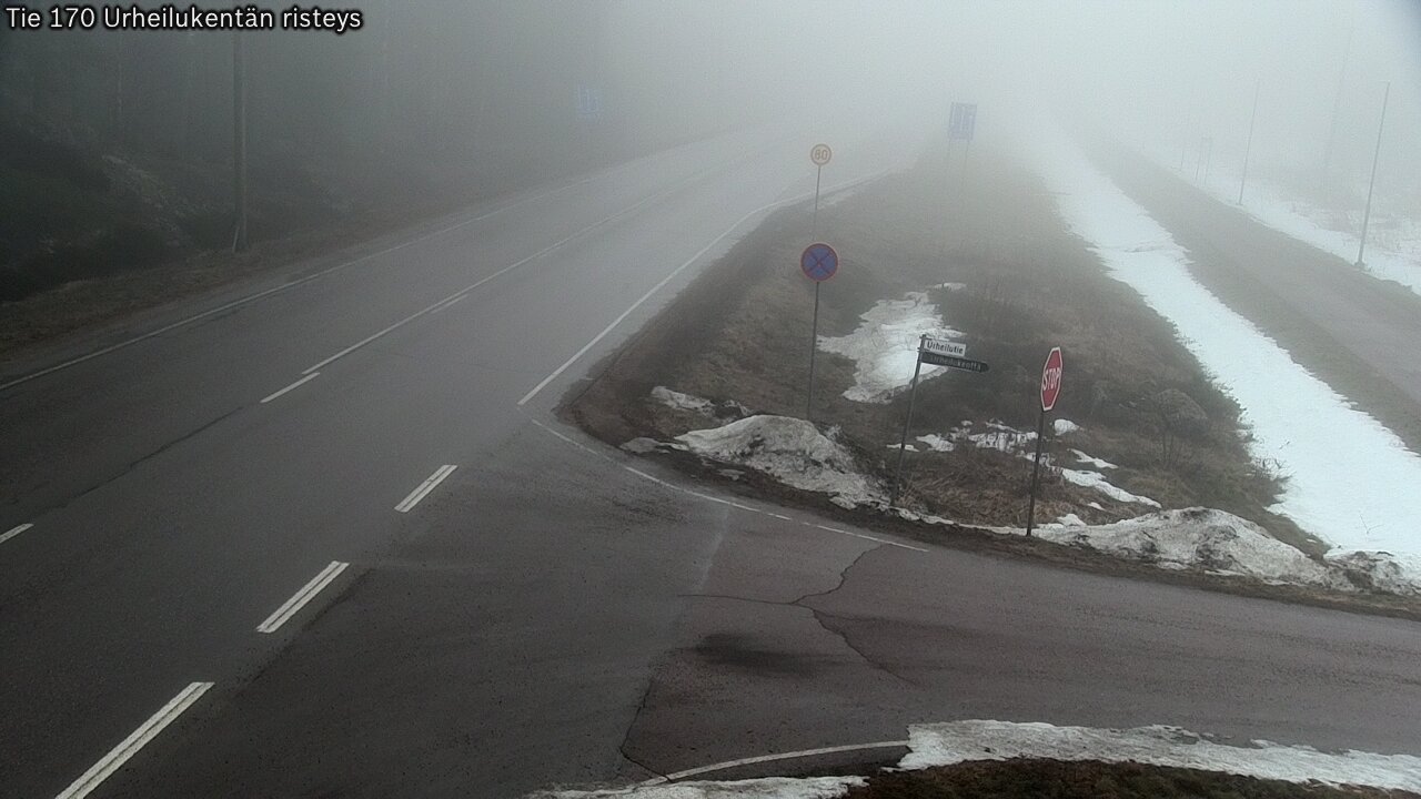 Kelikamerat Kuva Tie 170 Virolahti Urheilukentän risteys, Virolahti, Kymenlaakso