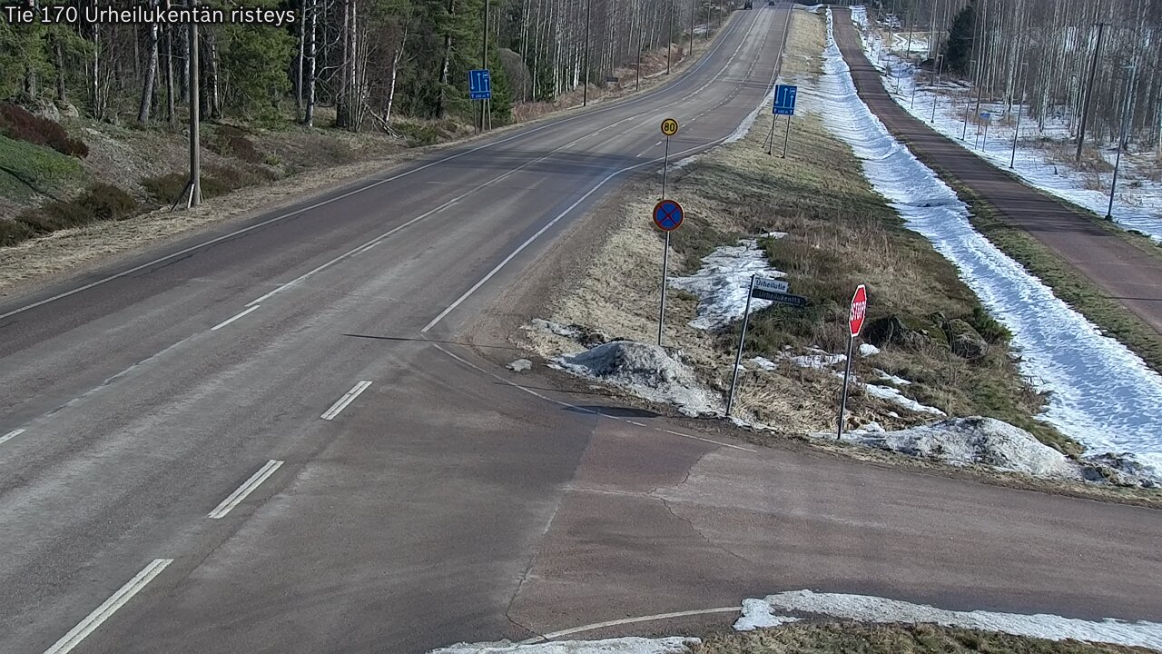 Kelikamerat Kuva Tie 170 Virolahti Urheilukentän risteys, Virolahti, Kymenlaakso