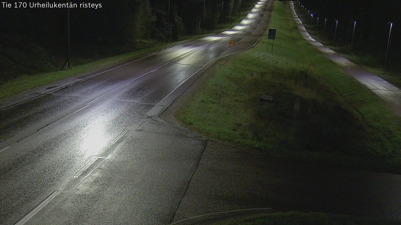 Kelikamerat Kuva Tie 170 Virolahti Urheilukentän risteys, Virolahti, Kymenlaakso