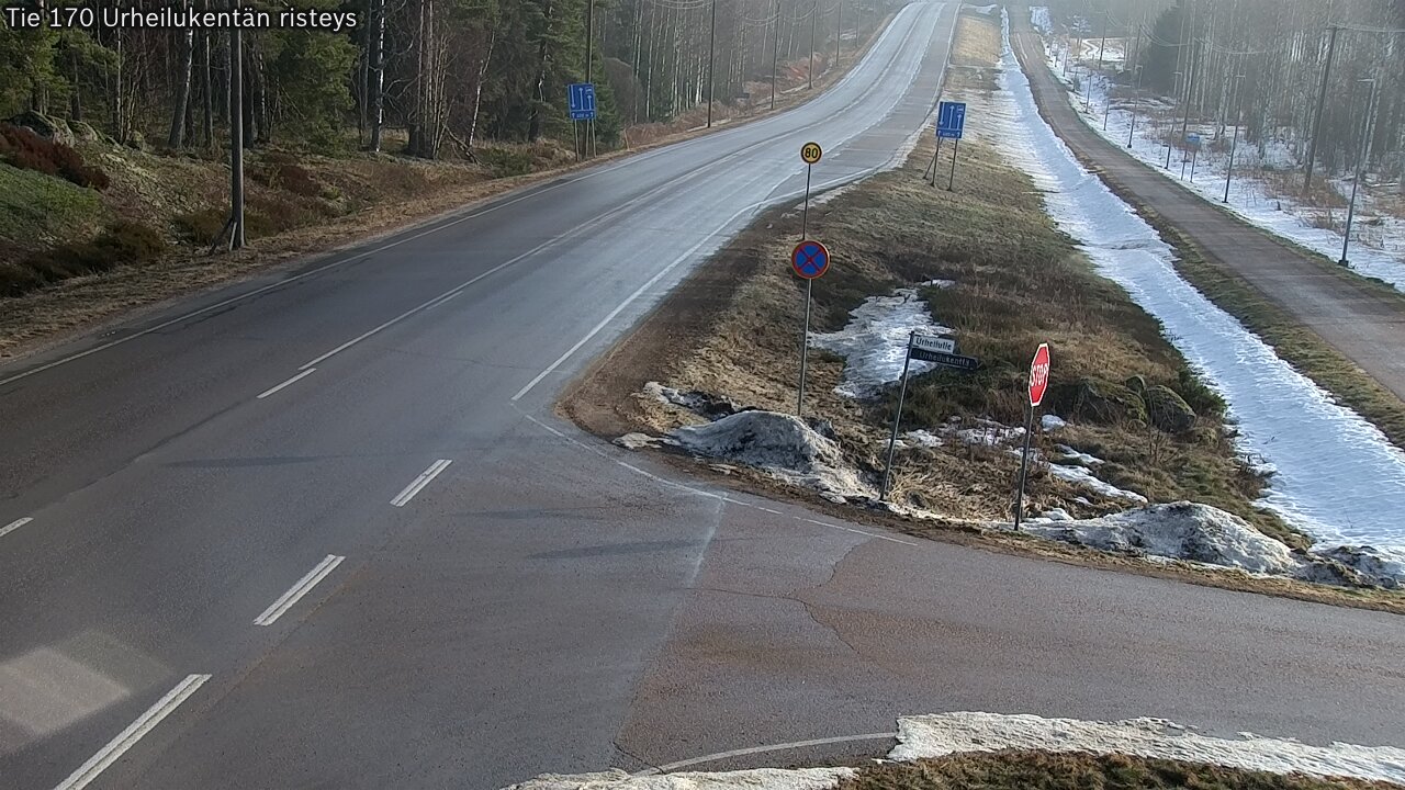 Kelikamerat Kuva Tie 170 Virolahti Urheilukentän risteys, Virolahti, Kymenlaakso