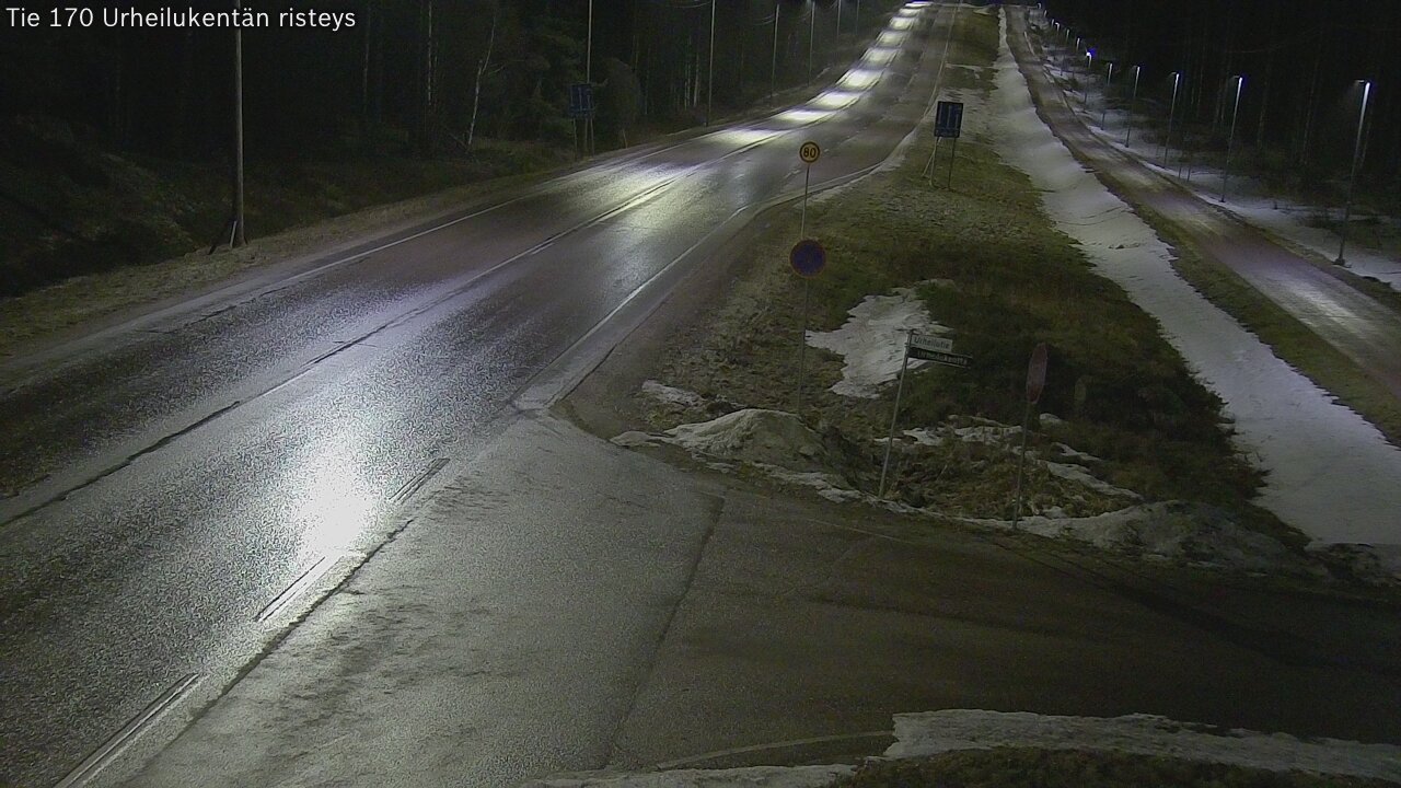 Kelikamerat Kuva Tie 170 Virolahti Urheilukentän risteys, Virolahti, Kymenlaakso