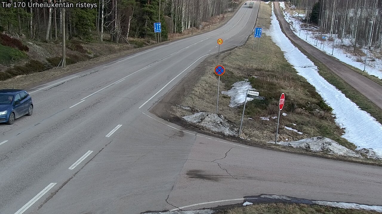 Kelikamerat Kuva Tie 170 Virolahti Urheilukentän risteys, Virolahti, Kymenlaakso