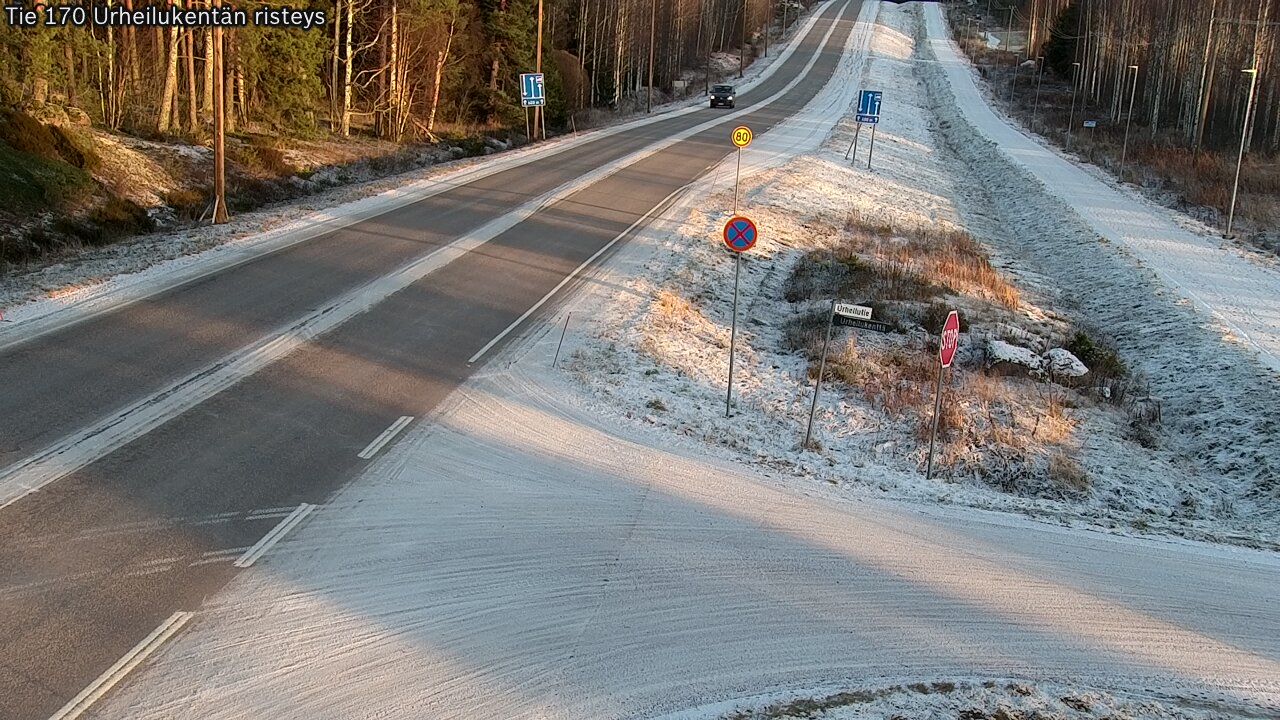 Kelikamerat Kuva Tie 170 Virolahti Urheilukentän risteys, Virolahti, Kymenlaakso
