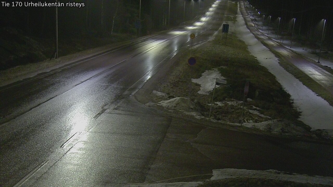 Kelikamerat Kuva Tie 170 Virolahti Urheilukentän risteys, Virolahti, Kymenlaakso