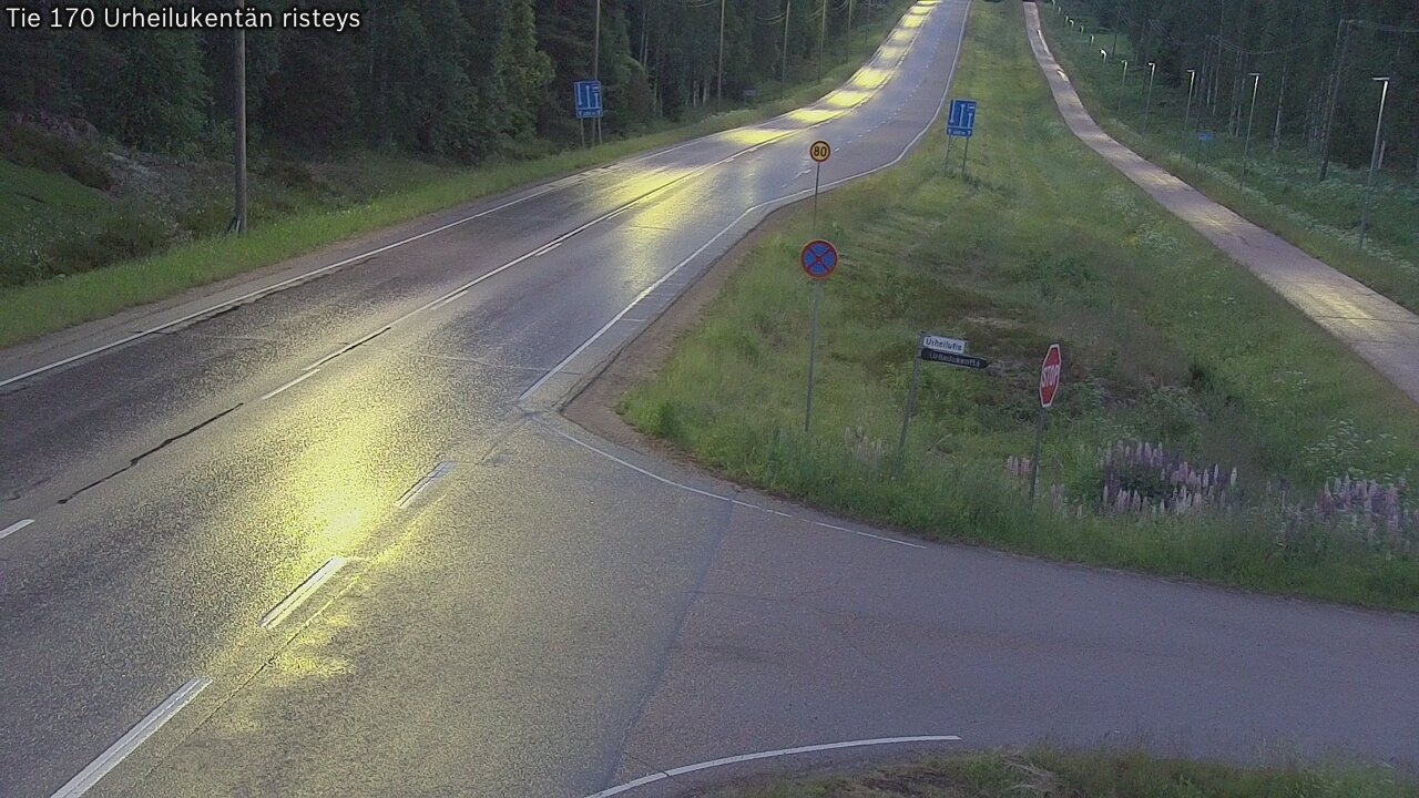 Kelikamerat Kuva Tie 170 Virolahti Urheilukentän risteys, Virolahti, Kymenlaakso