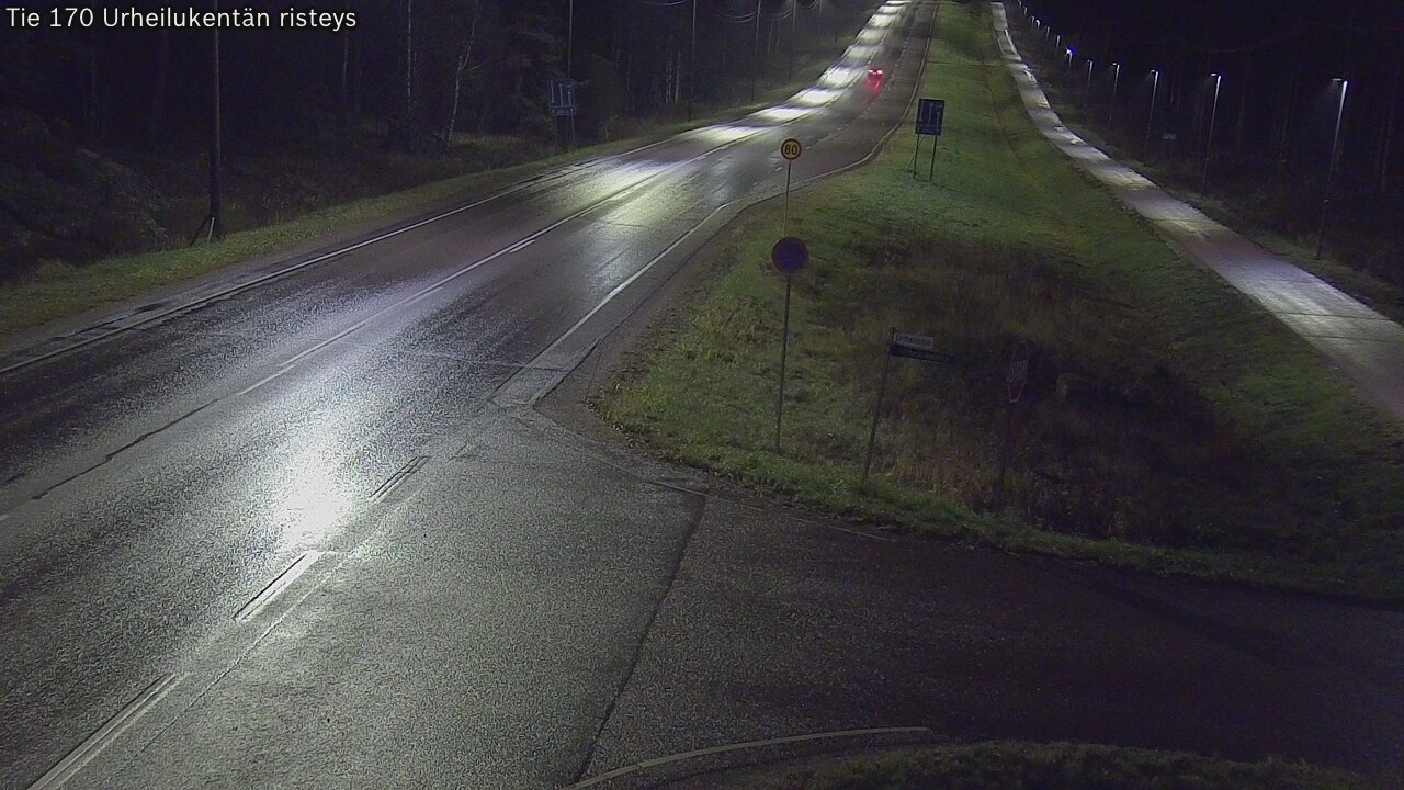 Kelikamerat Kuva Tie 170 Virolahti Urheilukentän risteys, Virolahti, Kymenlaakso