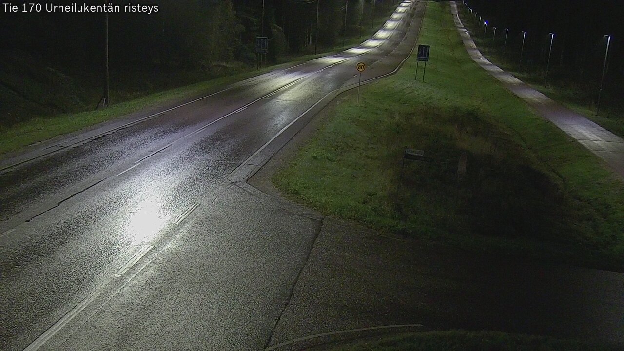 Kelikamerat Kuva Tie 170 Virolahti Urheilukentän risteys, Virolahti, Kymenlaakso