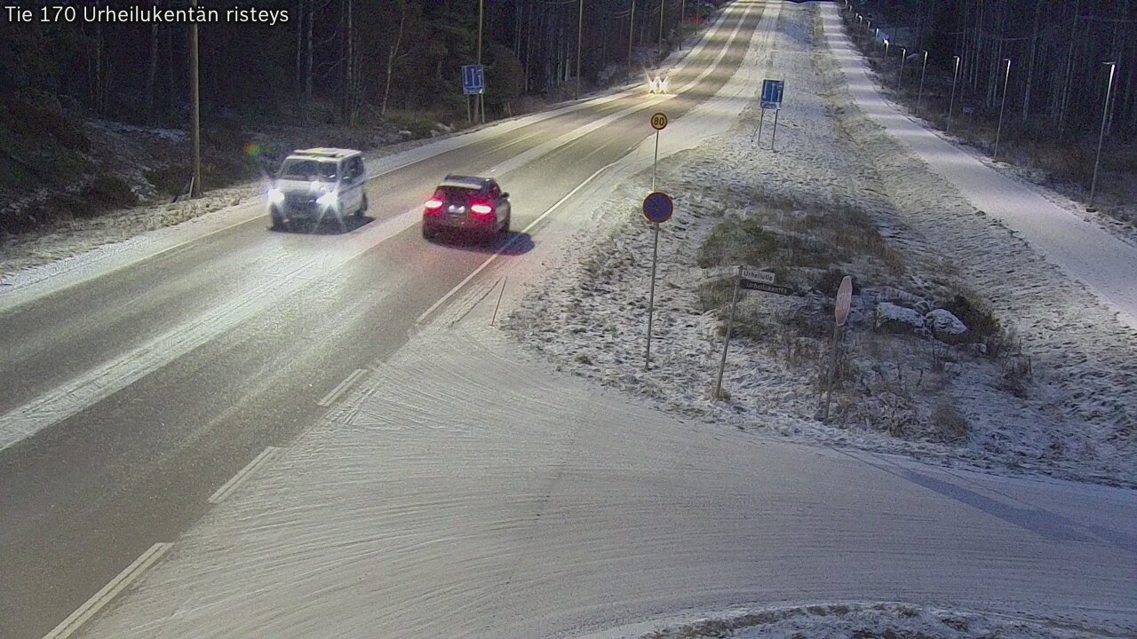 Kelikamerat Kuva Tie 170 Virolahti Urheilukentän risteys, Virolahti, Kymenlaakso