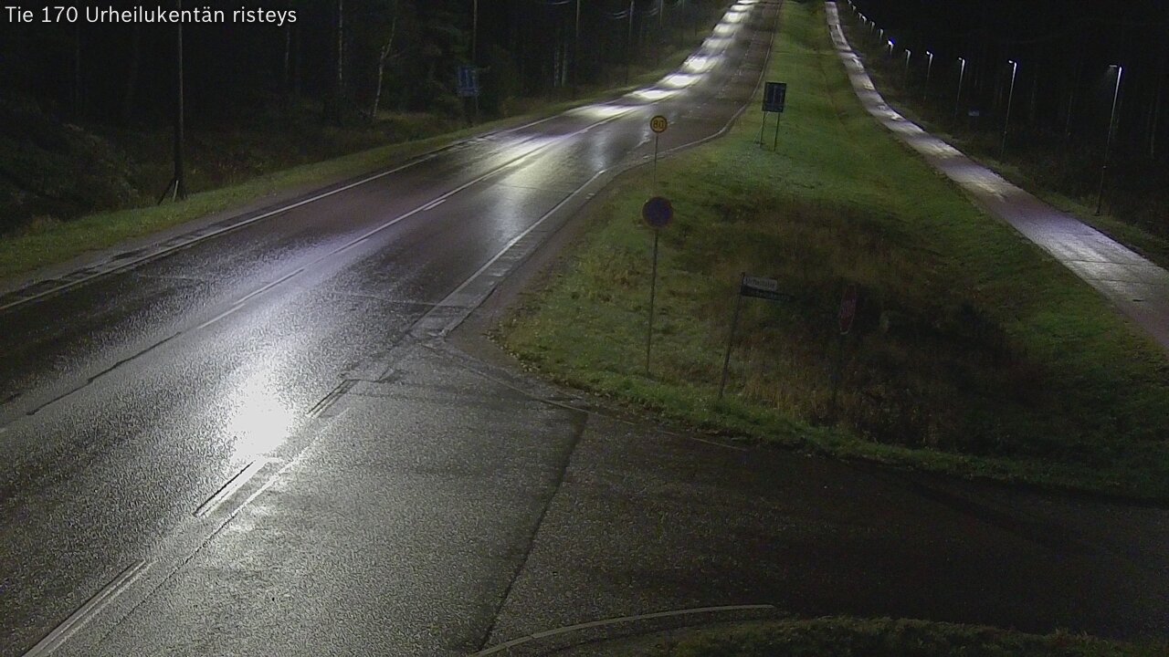 Kelikamerat Kuva Tie 170 Virolahti Urheilukentän risteys, Virolahti, Kymenlaakso