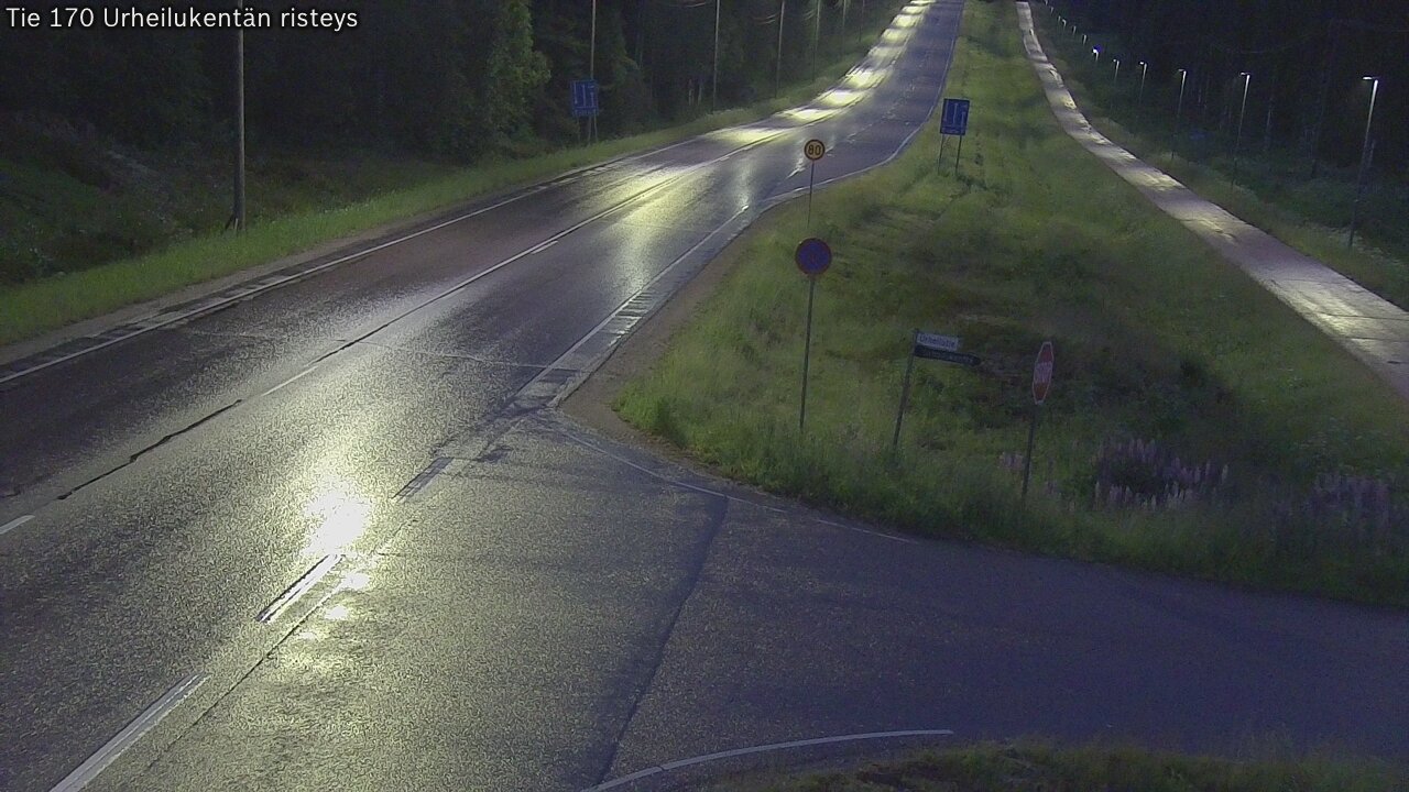 Kelikamerat Kuva Tie 170 Virolahti Urheilukentän risteys, Virolahti, Kymenlaakso