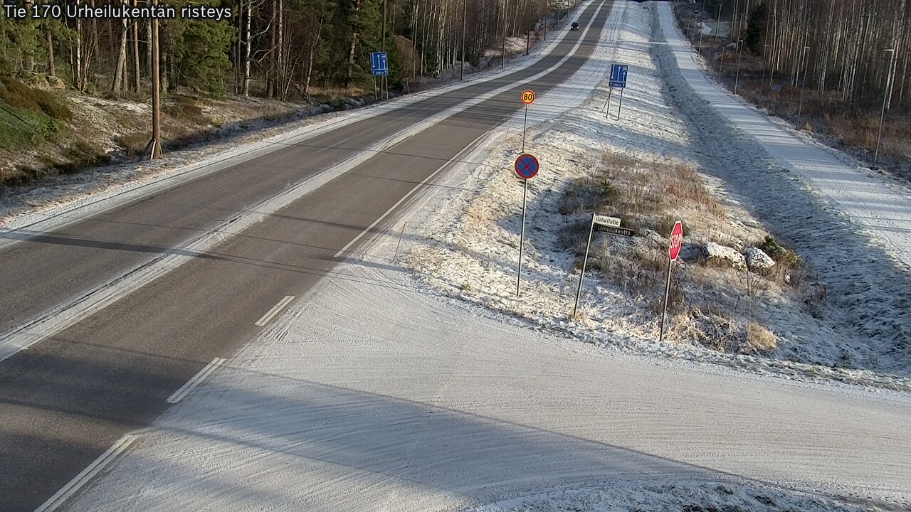 Kelikamerat Kuva Tie 170 Virolahti Urheilukentän risteys, Virolahti, Kymenlaakso