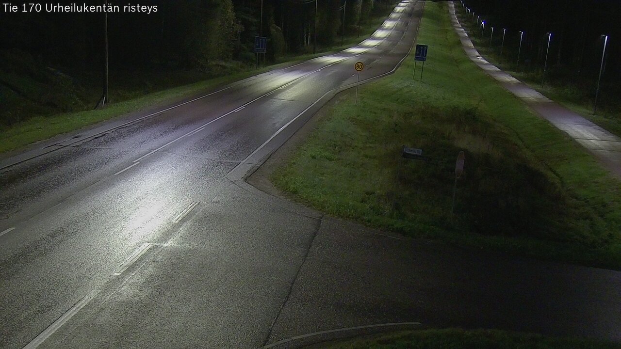 Kelikamerat Kuva Tie 170 Virolahti Urheilukentän risteys, Virolahti, Kymenlaakso